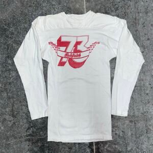 Vintage 70's Football Jersey Shirt 100% Cotton Size Medium